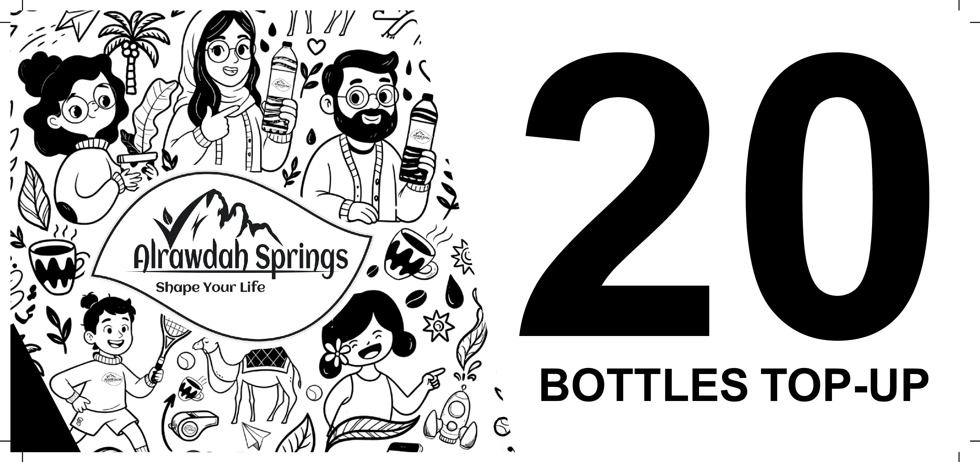 Medium Package - 22 5-Gallon Bottles