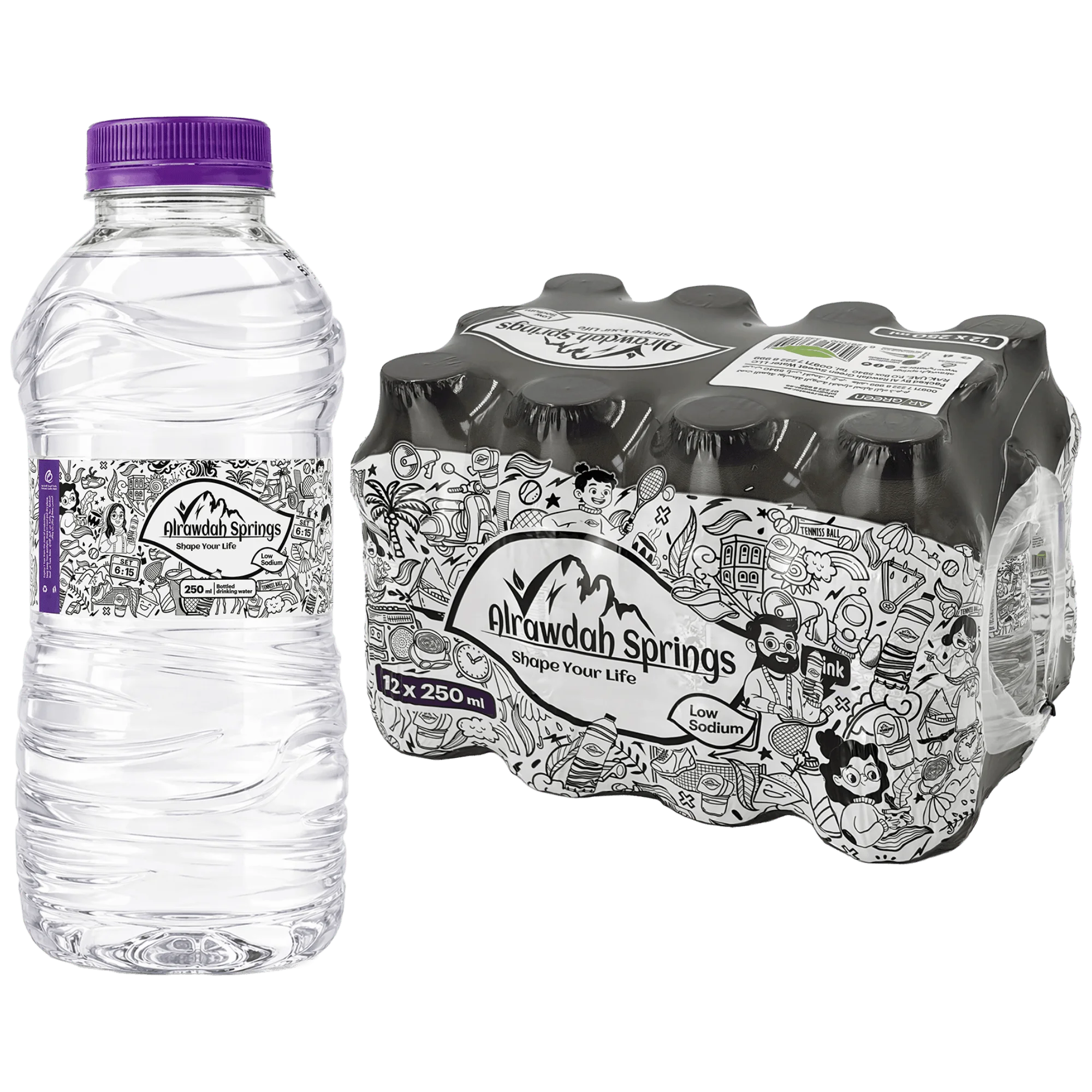 Alrawdah Springs 250ml x 12 product image