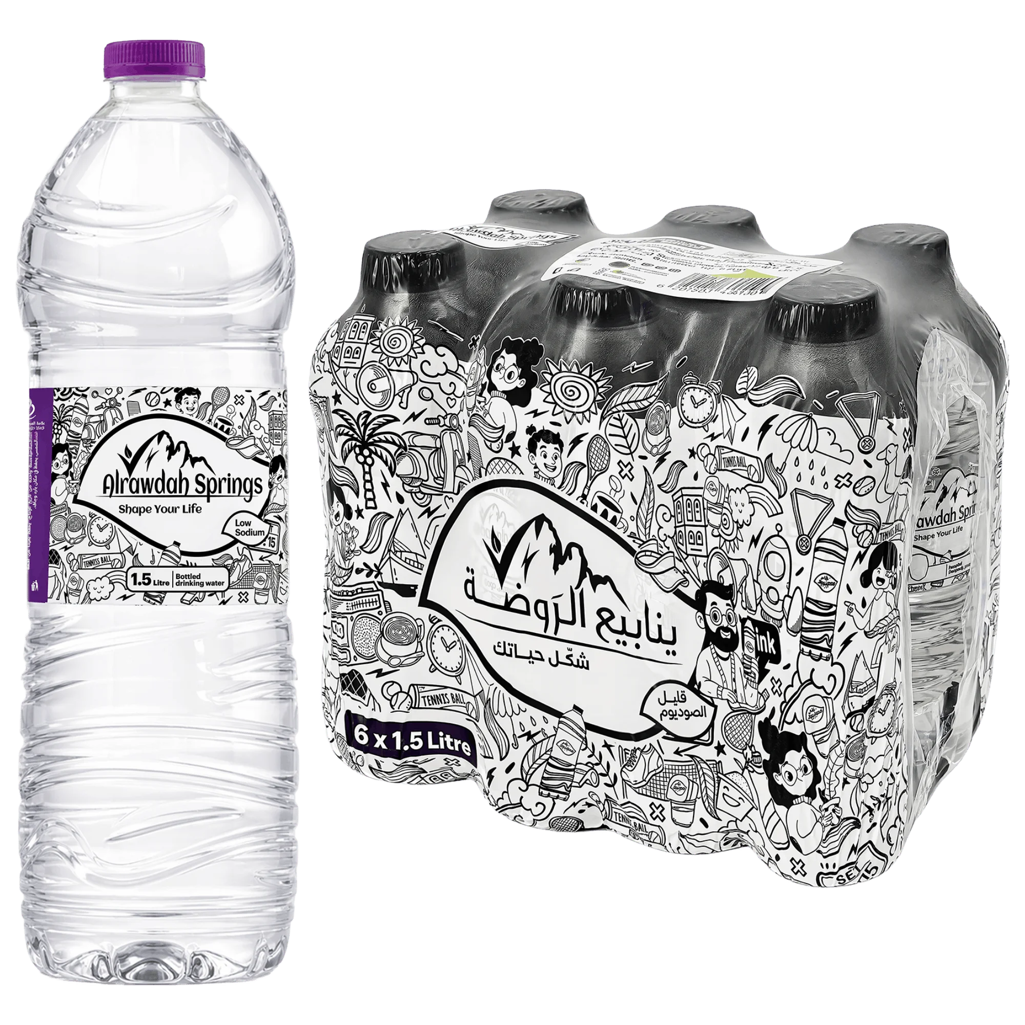 Alrawdah Springs 1.5L x 6 product image